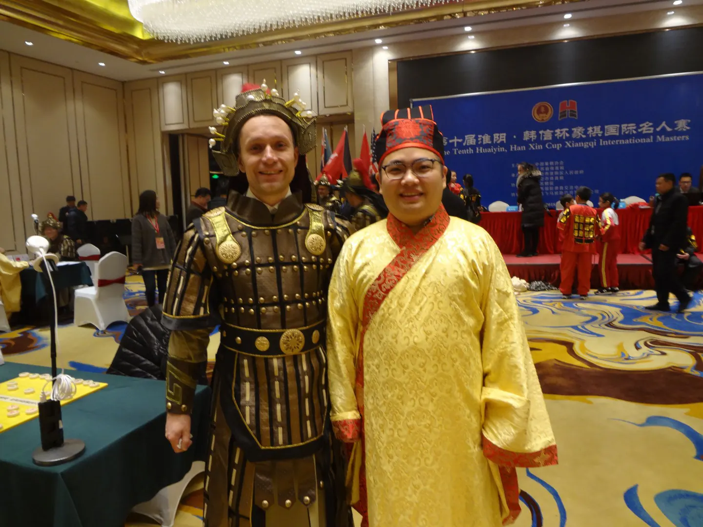 With IGM Jiang Chuan at Hanxin Cup