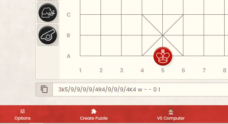 Create Xiangqi Chinese Chess puzzle