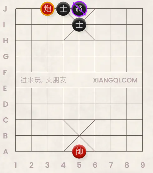 悶宮殺示意圖